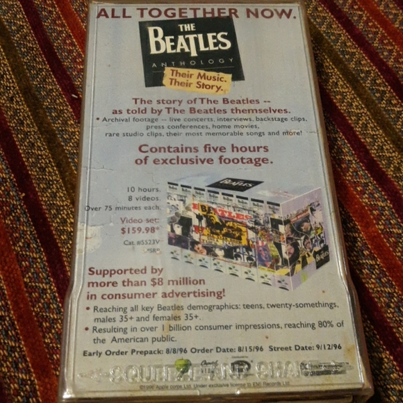Rare Beatles Promo VHS - Picture 2 of 4